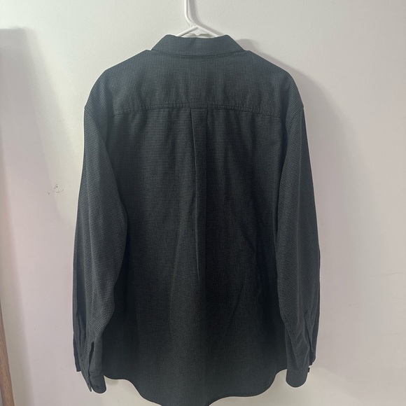 L.L. Bean Houndstooth Flannel Button down Shirt - Picture 5 of 5